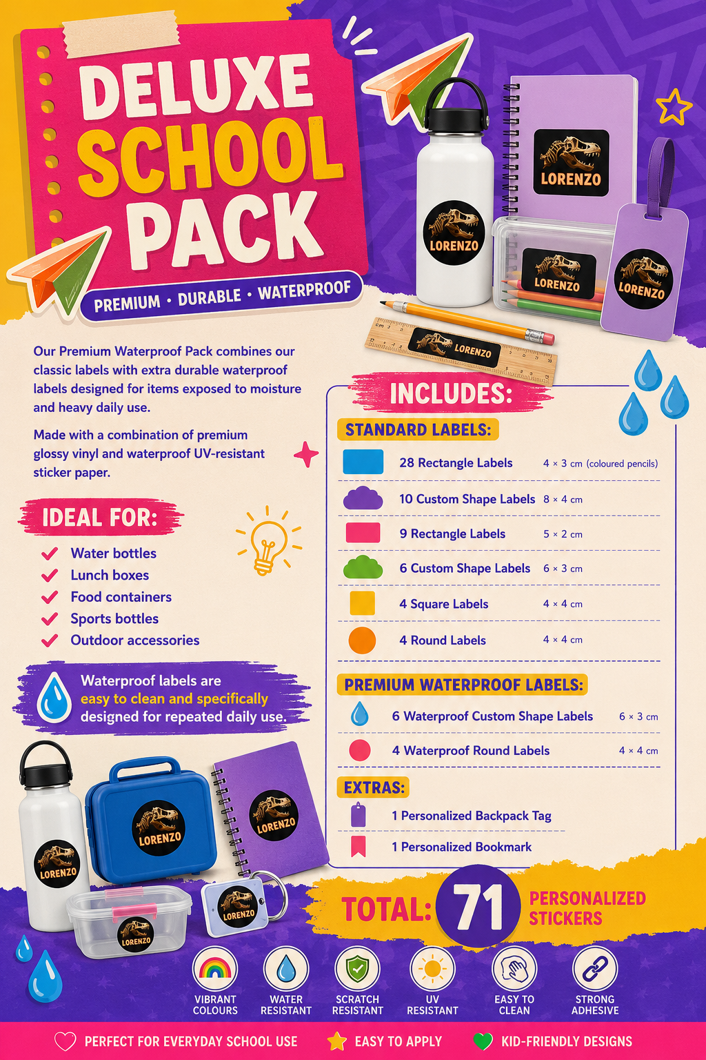 Deluxe School Pack