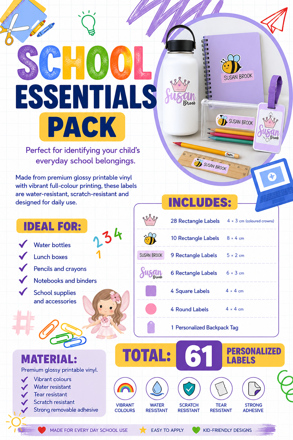 School Essentials Pack